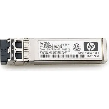 Трансивер HPE 8Gb Short Wave B-Series SFP+ 1 Pack (AJ716B)